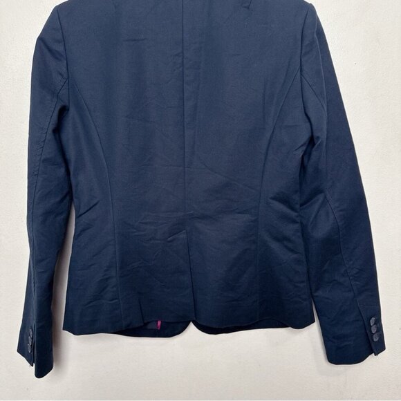 Banana Republic Womens 4 Stretch Navy Career Button Blazer - Picture 14 of 15